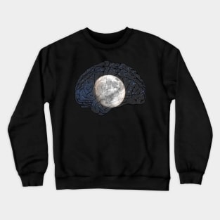 night sky brain Crewneck Sweatshirt